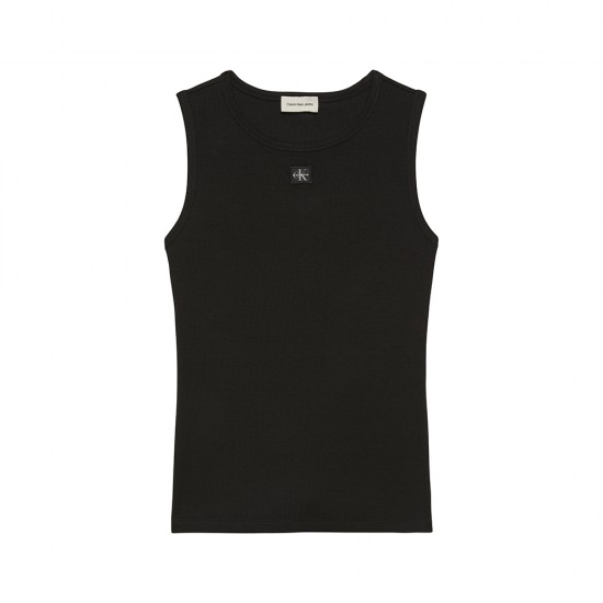 CALVIN KLEIN SL WOVEN LABEL 2X2 BABY RIB CUTE ΓΥΝ CALVIN KLEIN SL WOVEN LABEL 2X2 BABY RIB CUTE ΓΥΝ