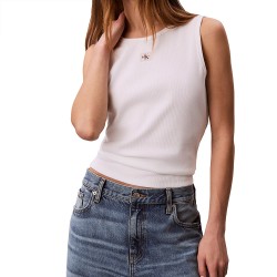 CALVIN KLEIN SL WOVEN LABEL 2X2 BABY RIB CUTE ΓΥΝ