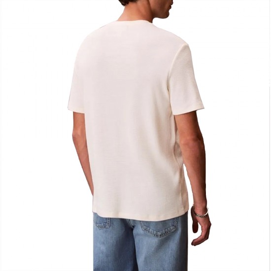 CALVIN KLEIN SS WAFFLE BADGE CREWNK TEE ΑΝΔΡΑΣ