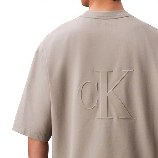 CALVIN KLEIN SS RLXD COOLING PIQUE EMBOSSED TEE