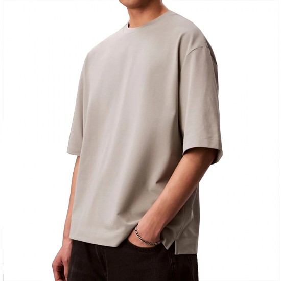 CALVIN KLEIN SS RLXD COOLING PIQUE EMBOSSED TEE