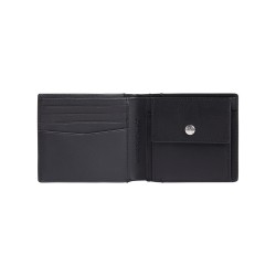 CALVIN KLEIN LOGO PRINT BIFOLD W/COIN