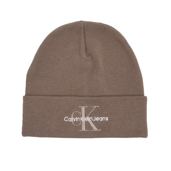 CALVIN KLEIN MONO LOGO EMBRO BEANIE