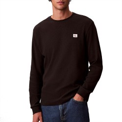 CALVIN KLEIN LS WAFFLE BADGE CREWNK TEE ΑΝΔΡΙΚΟ