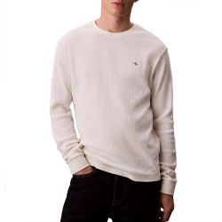 CALVIN KLEIN LS WAFFLE BADGE CREWNK TEE ΑΝΔΡΙΚΟ