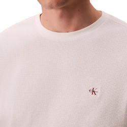 CALVIN KLEIN LS WAFFLE BADGE CREWNK TEE ΑΝΔΡΙΚΟ