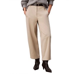 CALVIN KLEIN STRETCH COTTON TWILL BARREL LEG