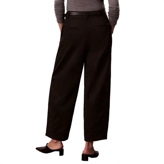 CALVIN KLEIN STRETCH COTTON TWILL BARREL LEG