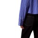 CALVIN KLEIN YD STRIPE BOXY CROPPED SHIRT