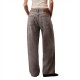 CALVIN KLEIN LOW RISE BAGGY GREY DOVE DENIM WOMAN