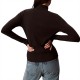 CALVIN KLEIN LS WOVEN LABEL TURTLENECK
