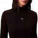 CALVIN KLEIN LS WOVEN LABEL TURTLENECK