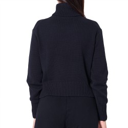 CALVIN KLEIN BLOWN UP CK LOOSE SWEATER CONTR