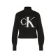 CALVIN KLEIN BLOWN UP CK LOOSE SWEATER CONTR