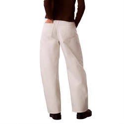 CALVIN KLEIN THE EXTREME BARREL JEAN SNOW WHITE