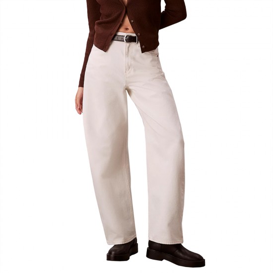 CALVIN KLEIN THE EXTREME BARREL JEAN SNOW WHITE