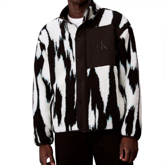 CALVIN KLEIN LS JAQUARD 3 SHERPA JACKET CALVIN KLEIN LS JAQUARD 3 SHERPA JACKET