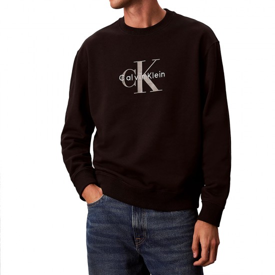 CALVIN KLEIN LS EU 350TERRY MONOLOGO CN SHT ΑΝΔΡΑΣ