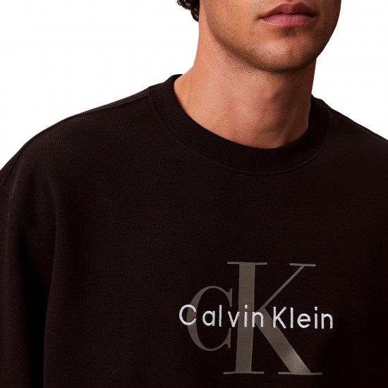 CALVIN KLEIN LS EU 350TERRY MONOLOGO CN SHT ΑΝΔΡΑΣ