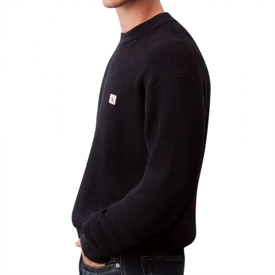 CALVIN KLEIN LS EZ COTTON WAFFLE CRWNK SWTR ΑΝΔΡΑΣ