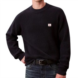 CALVIN KLEIN LS EZ COTTON WAFFLE CRWNK SWTR ΑΝΔΡΑΣ