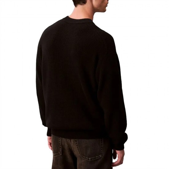 CALVIN KLEIN LS EZ COTTON WAFFLE CRWNK SWTR ΑΝΔΡΑΣ