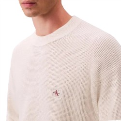 CALVIN KLEIN LS EZ COTTON WAFFLE CRWNK SWTR ΑΝΔΡΑΣ