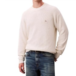 CALVIN KLEIN LS EZ COTTON WAFFLE CRWNK SWTR ΑΝΔΡΑΣ