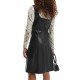 CALVIN KLEIN FAUX LEATHER DRESS ΦΟΡΕΜΑ CALVIN KLEIN FAUX LEATHER DRESS ΦΟΡΕΜΑ