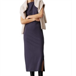 CALVIN KLEIN LONG MILANO DRESS ΦΟΡΕΜΑ