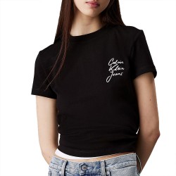 CALVIN KLEIN SCRIPT INSTITUTIONAL BABY TEE