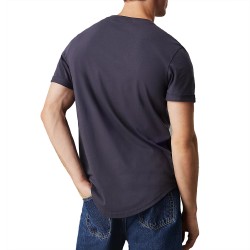 CALVIN KLEIN BADGE TURN UP SLEEVE T-SHIRT