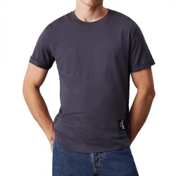 CALVIN KLEIN BADGE TURN UP SLEEVE T-SHIRT