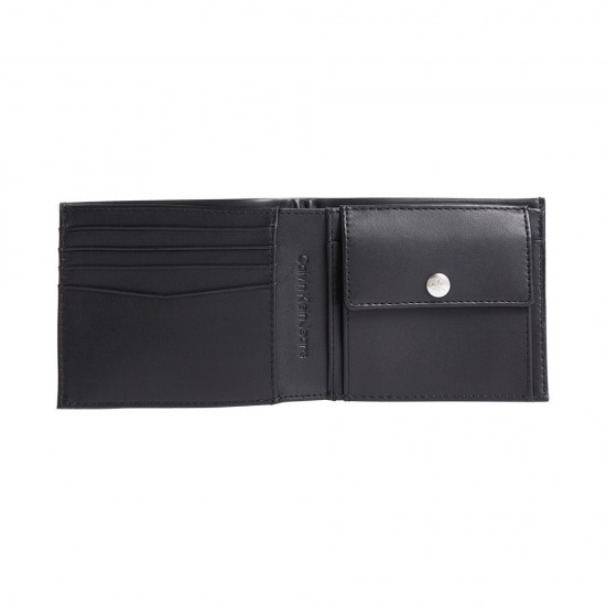 CALVIN KLEIN MONOGRAM SOFT BIFOLD W/COIN CALVIN KLEIN MONOGRAM SOFT BIFOLD W/COIN