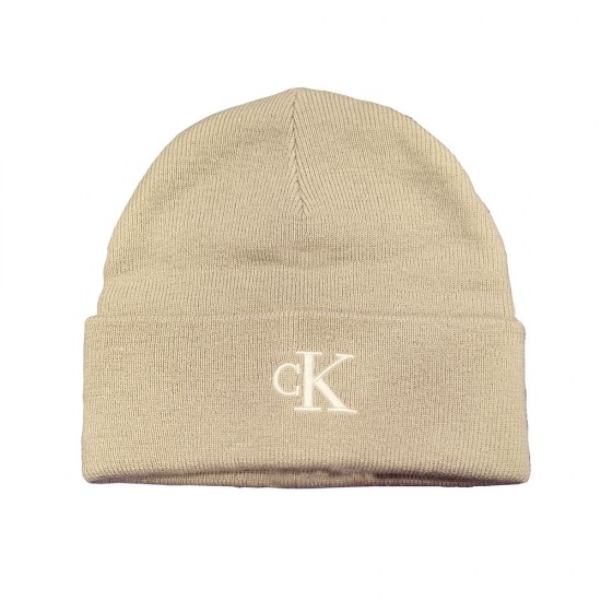 CALVIN KLEIN MONOGRAM EMBRO BEANIE CALVIN KLEIN MONOGRAM EMBRO BEANIE