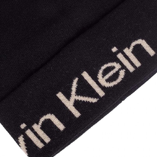 CALVIN KLEIN LOGO BEANIE CALVIN KLEIN LOGO BEANIE