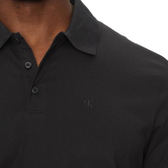 CALVIN KLEIN SS SMOOTH COTTON SOLID POLO ΜΠΛΟΥΖΑ CALVIN KLEIN SS SMOOTH COTTON SOLID POLO ΜΠΛΟΥΖΑ