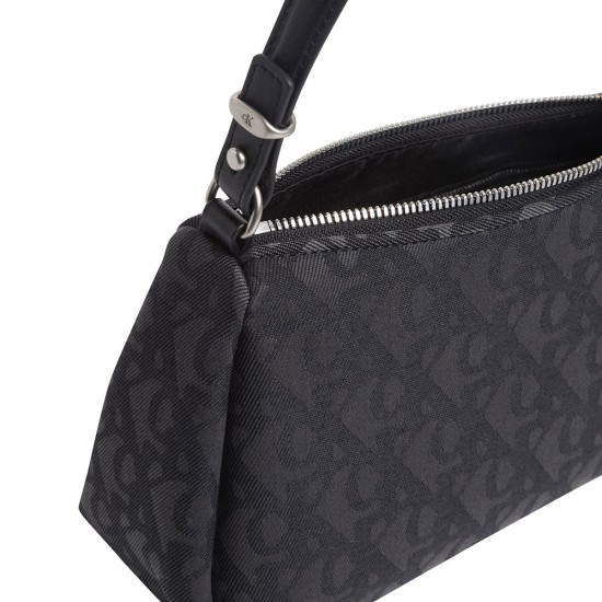 CALVIN KLEIN DROP MONOGRAM SM SHOULDER BAG