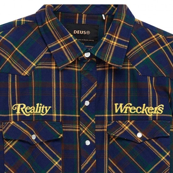 DEUS REALITY WRECKERS CHECK SHIRT ΠΟΥΚΑΜΙΣΟ ΑΝΔΡΑΣ DEUS REALITY WRECKERS CHECK SHIRT ΠΟΥΚΑΜΙΣΟ ΑΝΔΡΑΣ