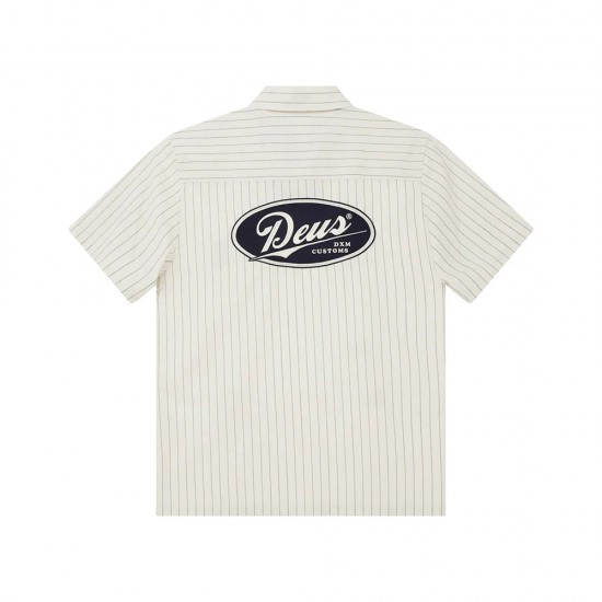DEUS FORECOURT STRIPE SHIRT SS