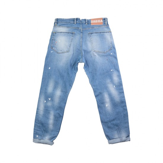 GABBA ALEX K3917 JEANS BLUE DENIM ΠΑΝΤΕΛΟΝΙ ΑΝΔΡΑΣ