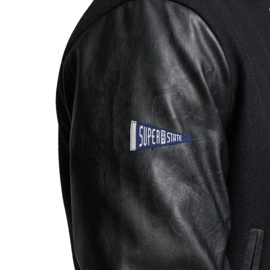 D2 OVIN COLLEGE VARSITY BOMBER JACKET ΜΠΟΥΦΑΝ ΑΝΔΡ D2 OVIN COLLEGE VARSITY BOMBER JACKET ΜΠΟΥΦΑΝ ΑΝΔΡ