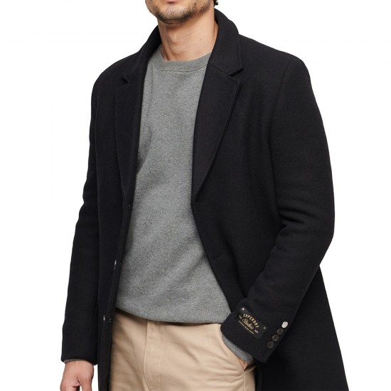 D3 STUD 2 IN 1 WOOL TOWN COAT ΜΠΟΥΦΑΝ ΑΝΔΡΙΚΟ D3 STUD 2 IN 1 WOOL TOWN COAT ΜΠΟΥΦΑΝ ΑΝΔΡΙΚΟ