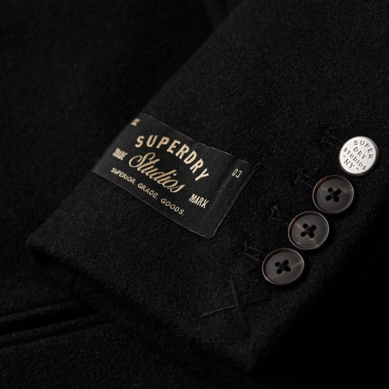 D3 STUD 2 IN 1 WOOL TOWN COAT ΜΠΟΥΦΑΝ ΑΝΔΡΙΚΟ D3 STUD 2 IN 1 WOOL TOWN COAT ΜΠΟΥΦΑΝ ΑΝΔΡΙΚΟ