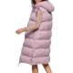 D4 STUD LONGLINE HOODED PUFFER GILET ΜΠΟΥΦΑΝ ΓΥΝΑΙ D4 STUD LONGLINE HOODED PUFFER GILET ΜΠΟΥΦΑΝ ΓΥΝΑΙ