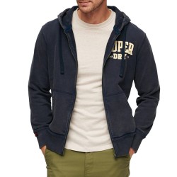 D2 OVIN VINTAGE ATHLETIC ZIPHOOD ΦΟΥΤΕΡ ΑΝΔΡΙΚΟ