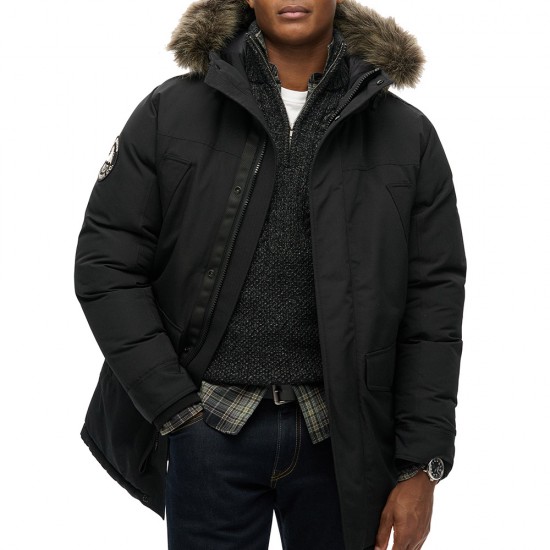 D2 OVIN EVEREST FAUX FUR PARKA JACKET ΜΠΟΥΦΑΝ ΑΝΔΡ D2 OVIN EVEREST FAUX FUR PARKA JACKET ΜΠΟΥΦΑΝ ΑΝΔΡ