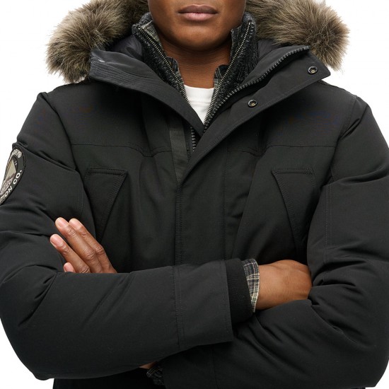 D2 OVIN EVEREST FAUX FUR PARKA JACKET ΜΠΟΥΦΑΝ ΑΝΔΡ D2 OVIN EVEREST FAUX FUR PARKA JACKET ΜΠΟΥΦΑΝ ΑΝΔΡ