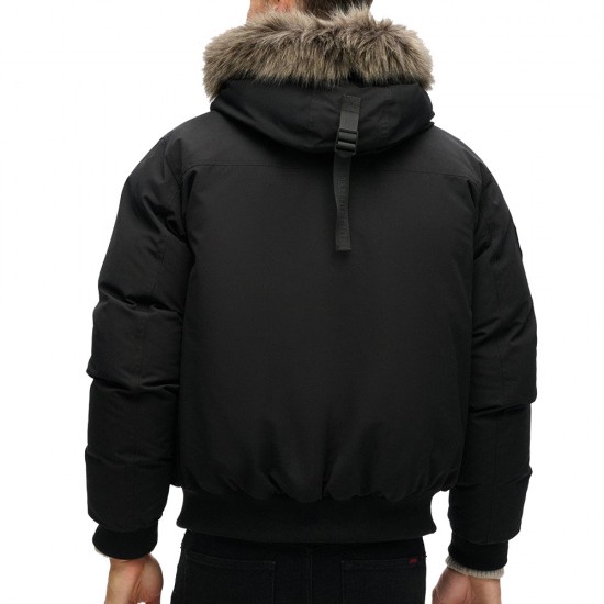D2 OVIN EVEREST FAUX FUR BOMBER JACKET ΜΠΟΥΦΑΝ ΑΝΔ