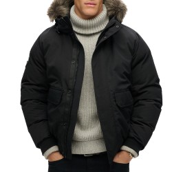 D2 OVIN EVEREST FAUX FUR BOMBER JACKET ΜΠΟΥΦΑΝ ΑΝΔ